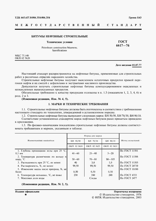Страница 3 ГОСТ 6617-76