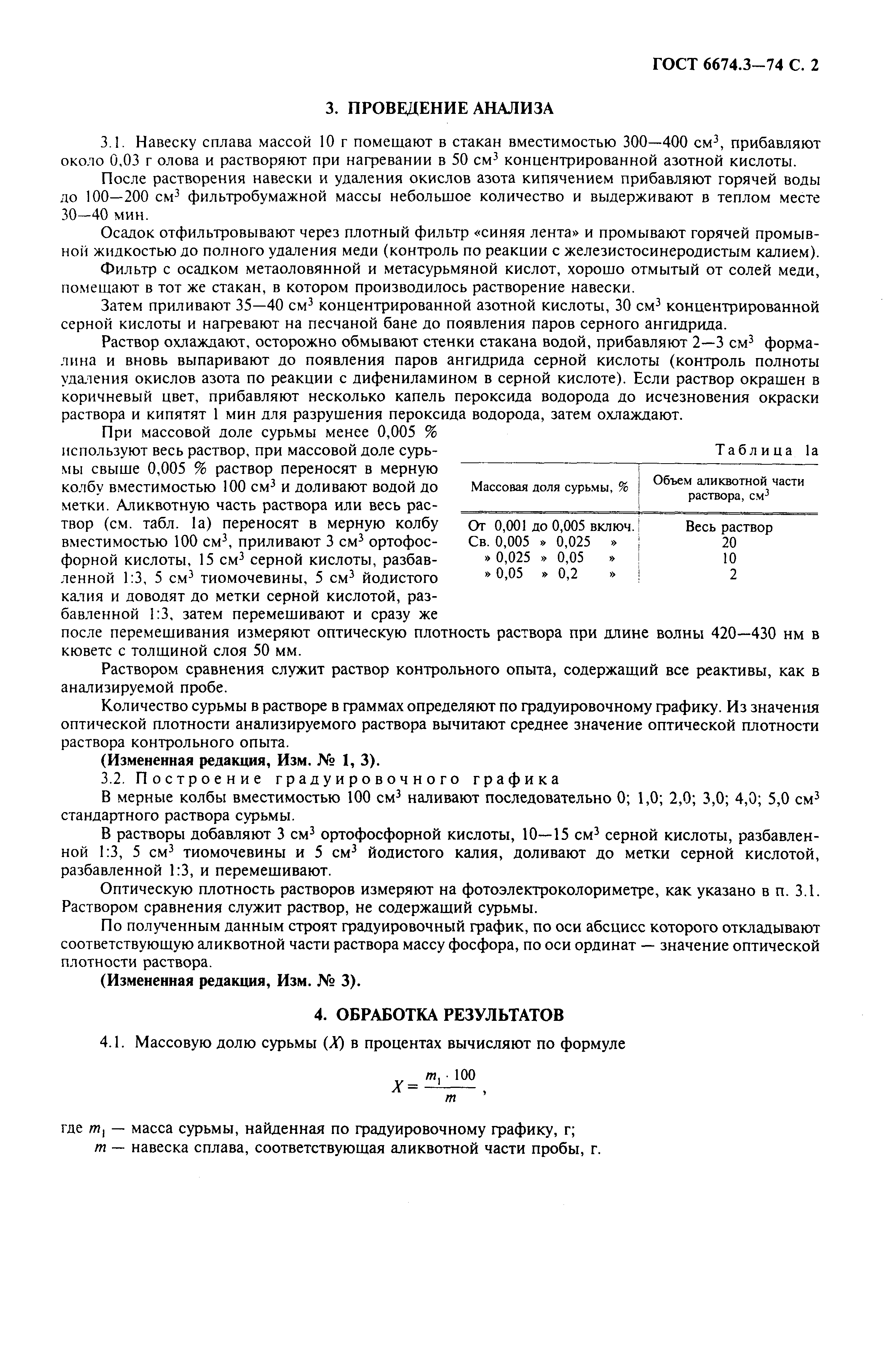 Страница 2 ГОСТ 6674.3-74