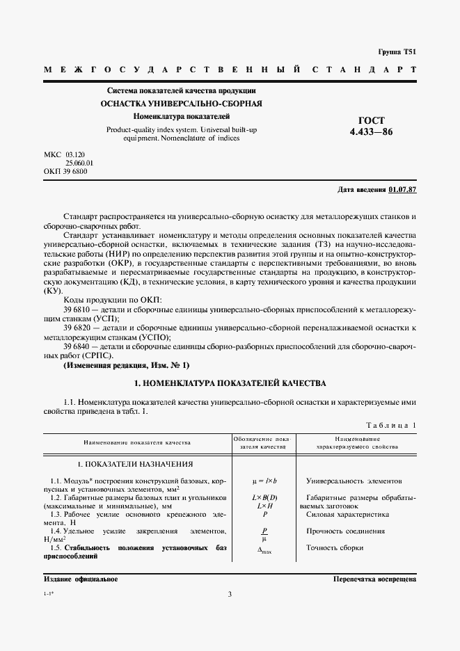 Страница 3 ГОСТ 4.433-86