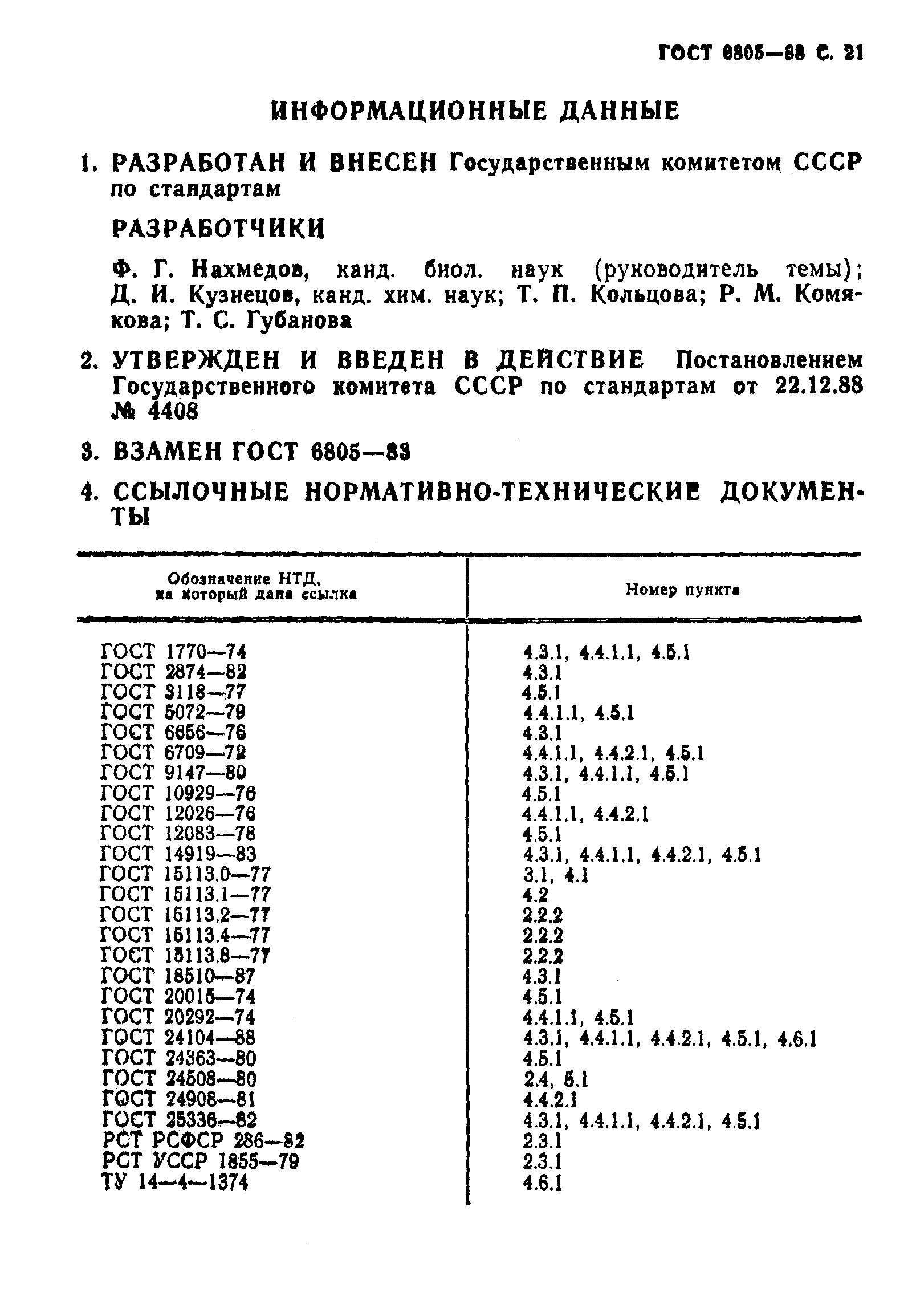 Страница 22 ГОСТ 6805-88