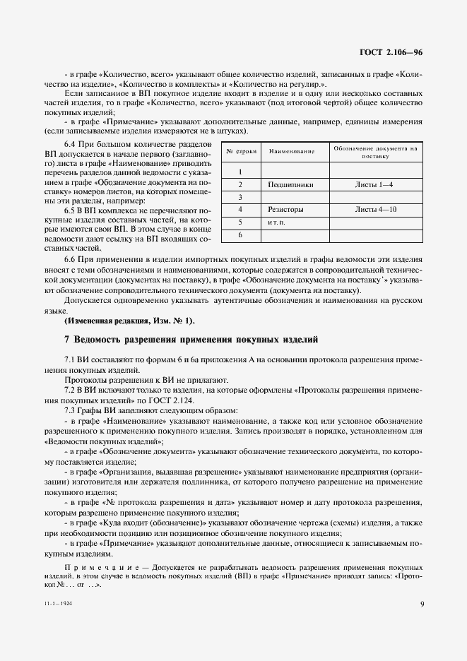 Страница 11 ГОСТ 2.106-96