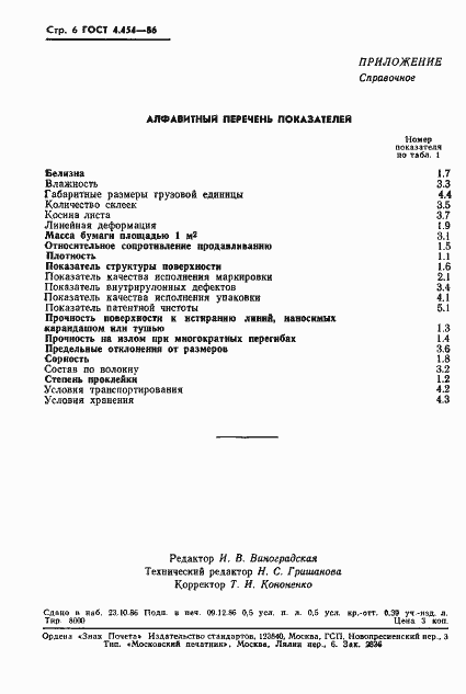 Страница 8 ГОСТ 4.454-86