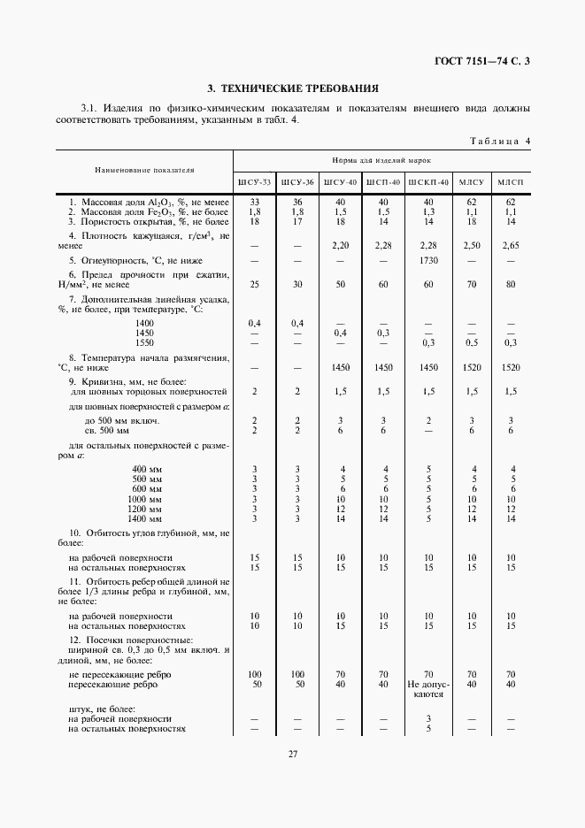 Страница 3 ГОСТ 7151-74