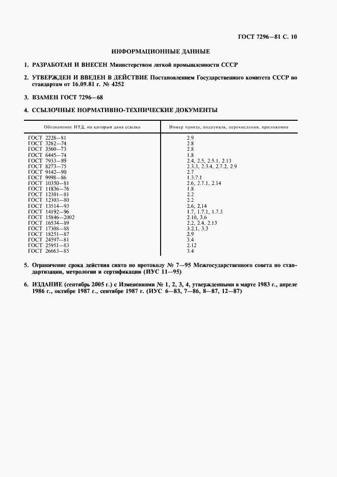 Страница 11 ГОСТ 7296-81