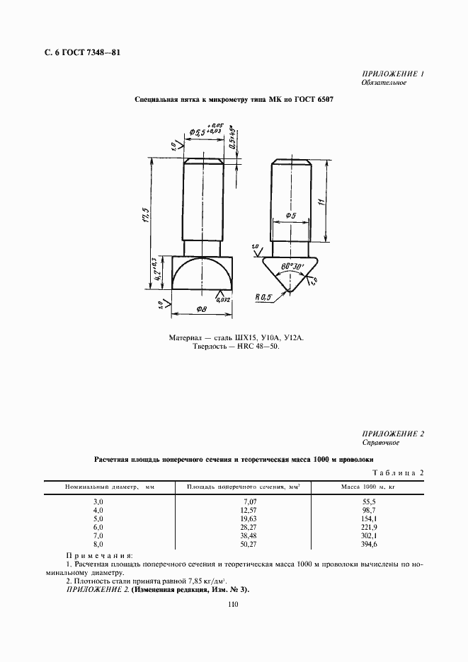 Страница 6 ГОСТ 7348-81