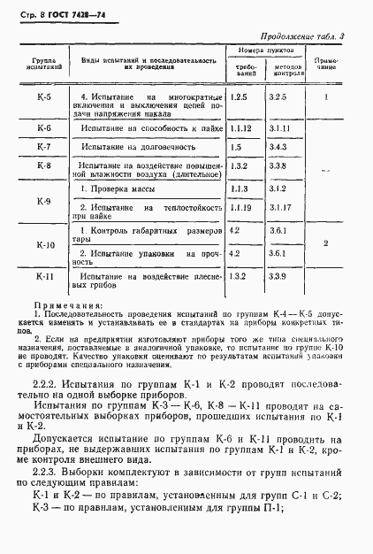 Страница 9 ГОСТ 7428-74