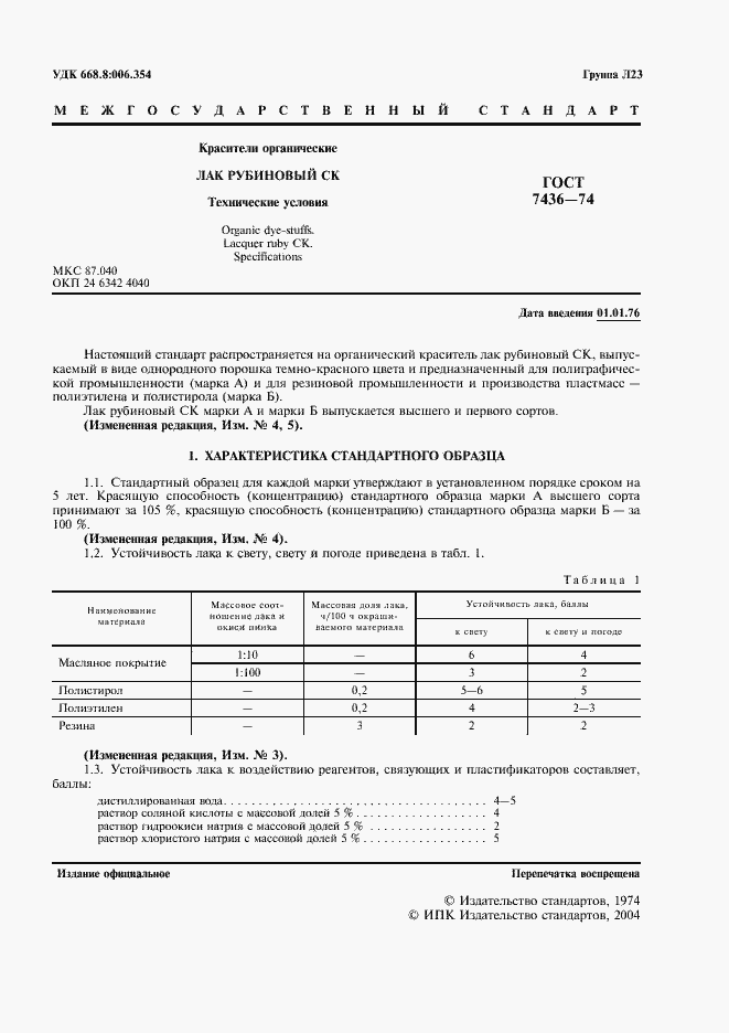 Страница 3 ГОСТ 7436-74
