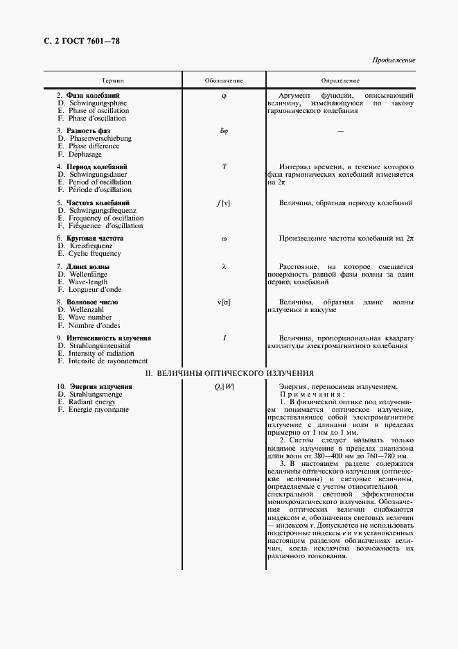 Страница 3 ГОСТ 7601-78