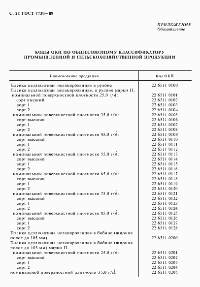 Страница 22 ГОСТ 7730-89