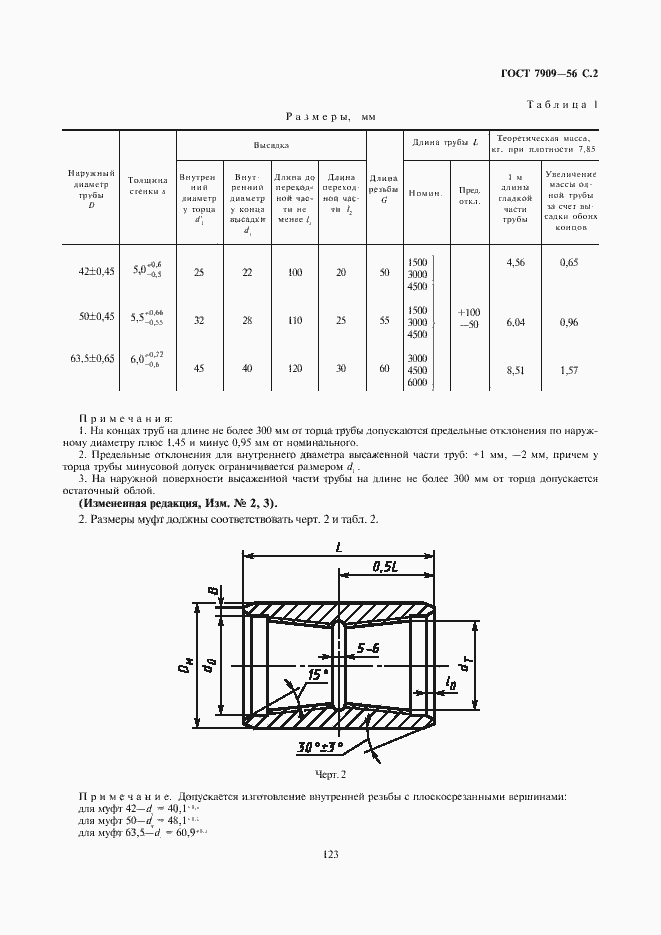 Страница 3 ГОСТ 7909-56