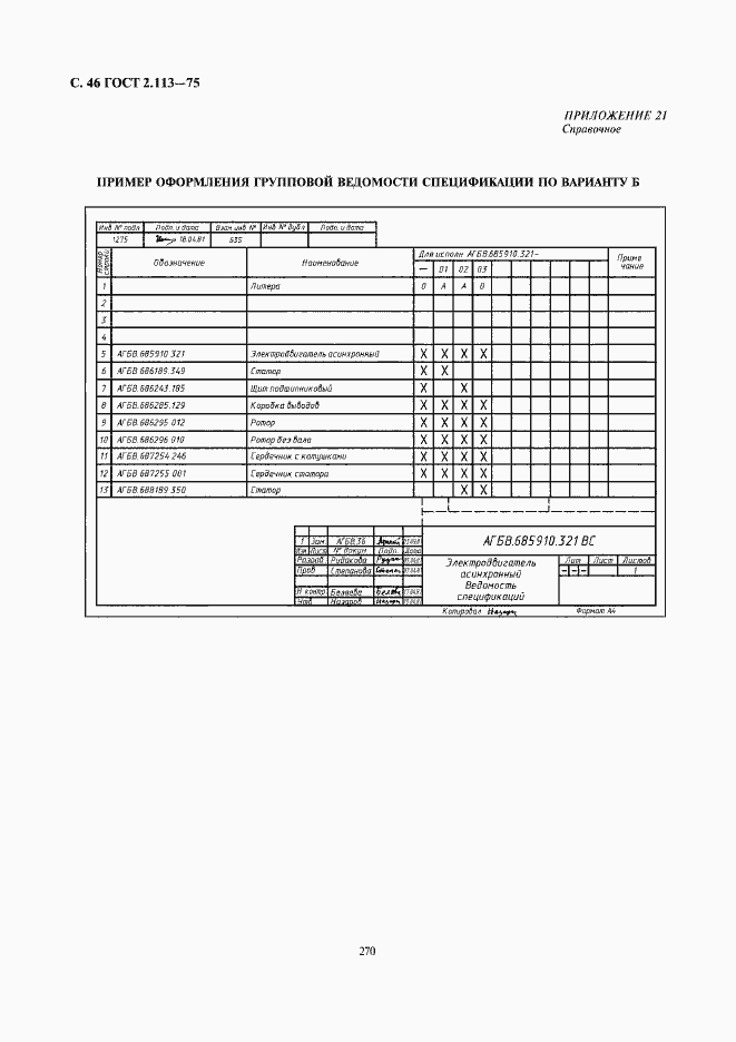 Страница 47 ГОСТ 2.113-75