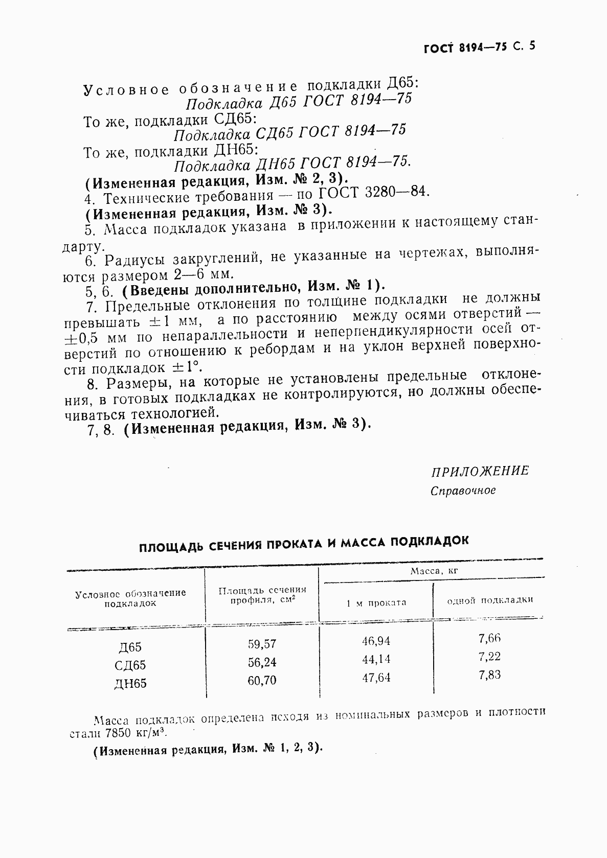 Страница 6 ГОСТ 8194-75