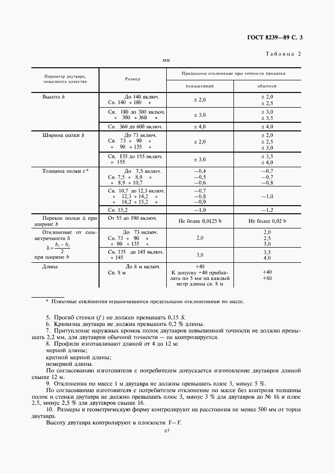 Страница 3 ГОСТ 8239-89