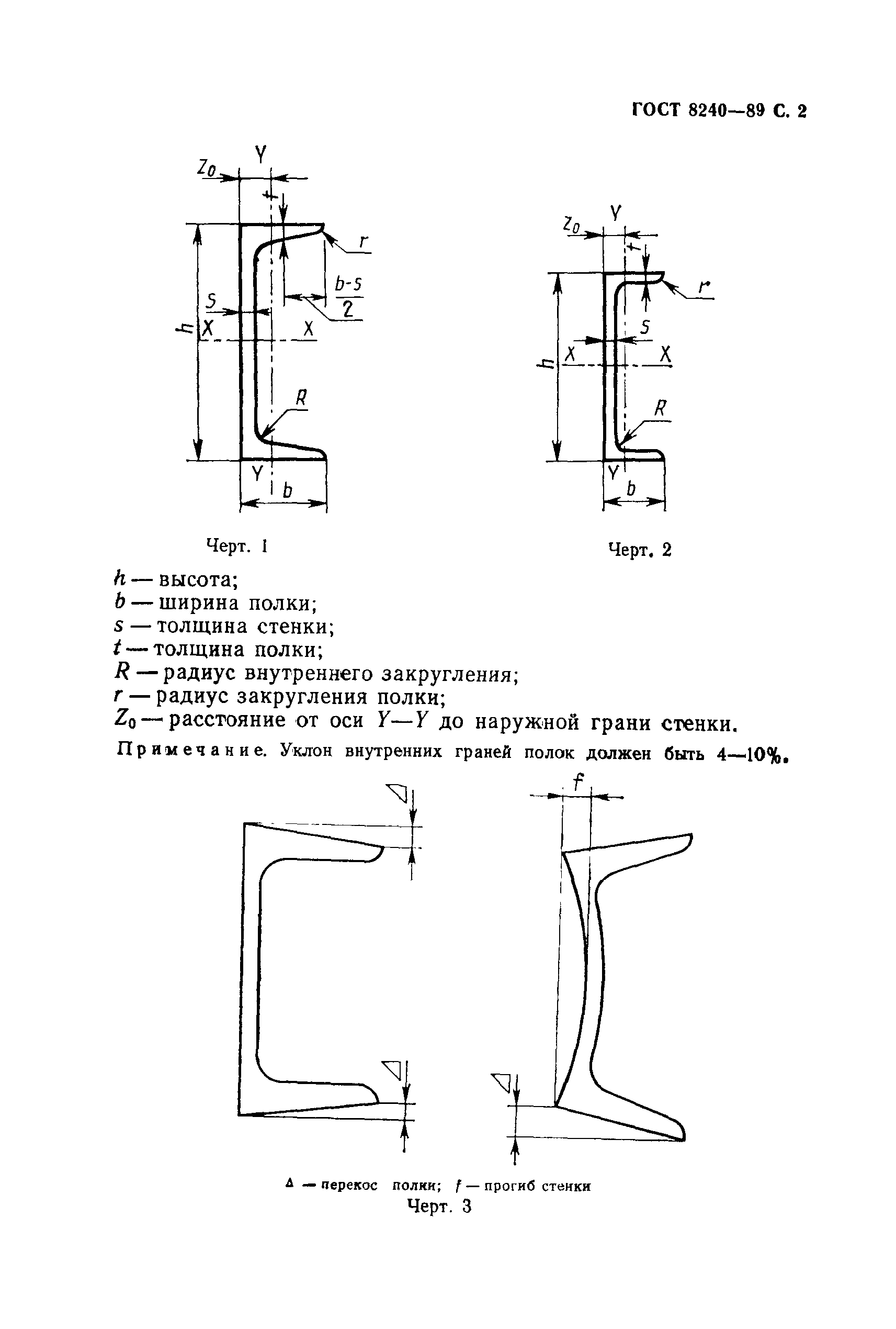 Страница 3 ГОСТ 8240-89