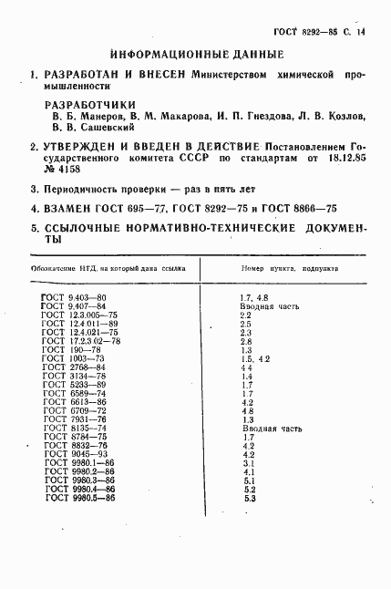 Страница 15 ГОСТ 8292-85