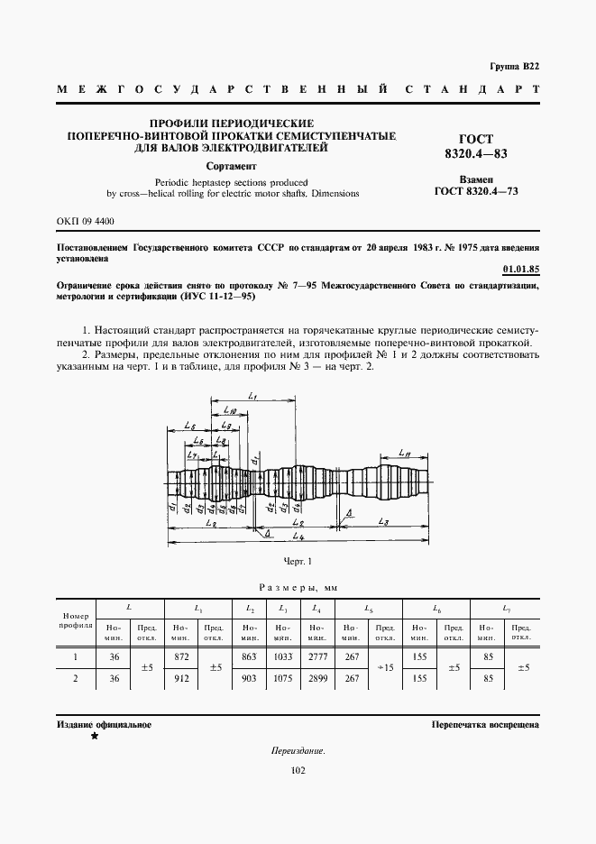 Страница 1 ГОСТ 8320.4-83