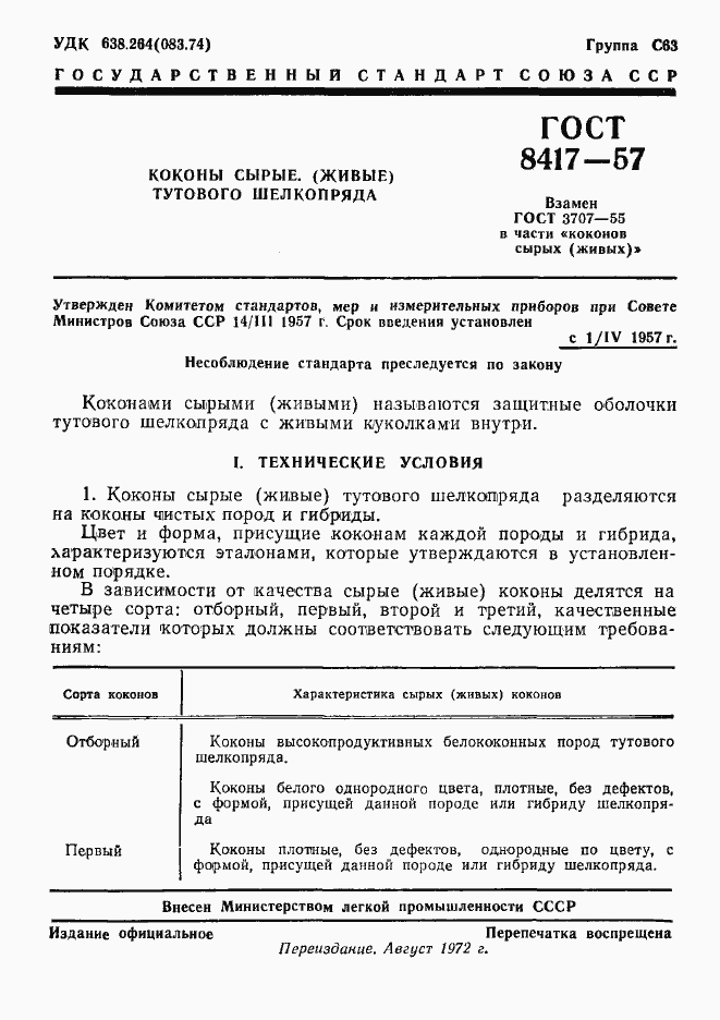 Страница 3 ГОСТ 8417-57
