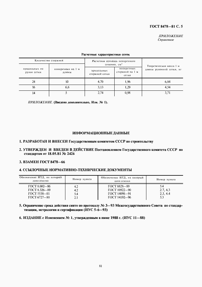 Страница 5 ГОСТ 8478-81