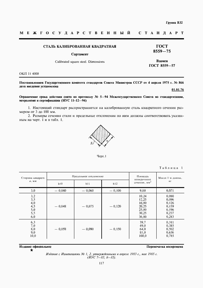 Страница 1 ГОСТ 8559-75