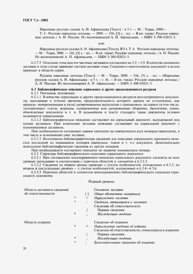 Страница 32 ГОСТ 7.1-2003