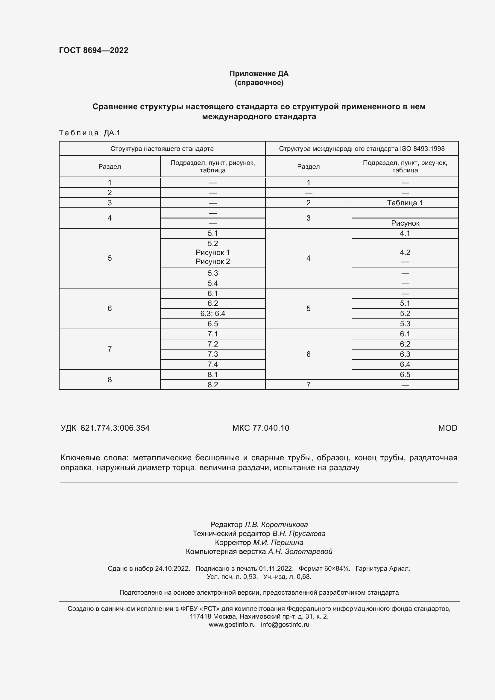 Страница 8 ГОСТ 8694-2022