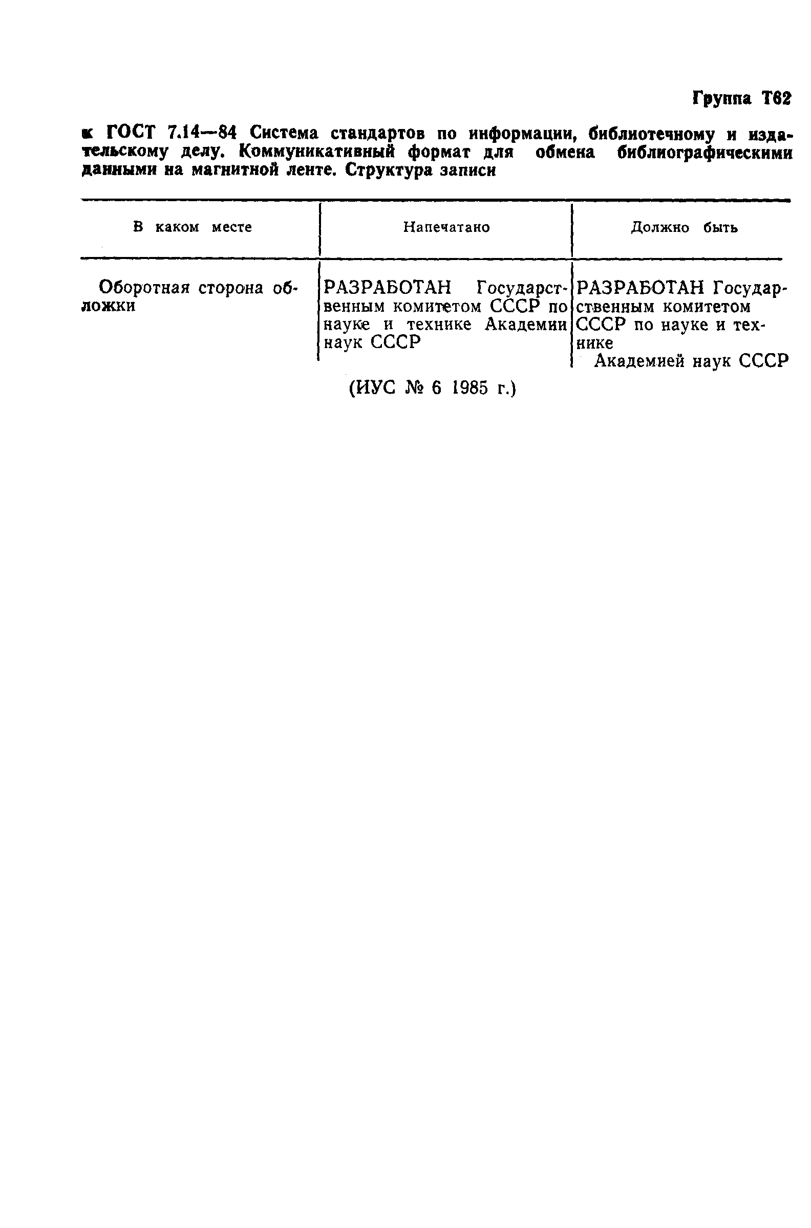 Страница 12 ГОСТ 7.14-84