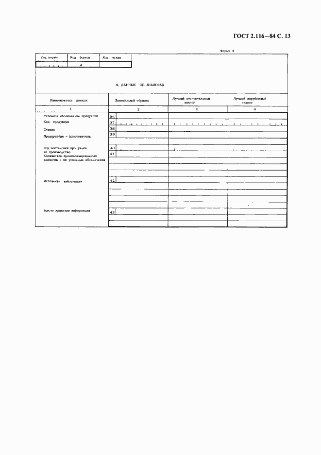 Страница 14 ГОСТ 2.116-84
