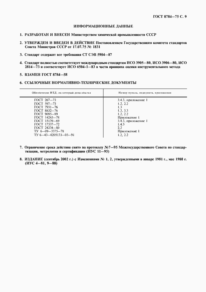 Страница 10 ГОСТ 8784-75
