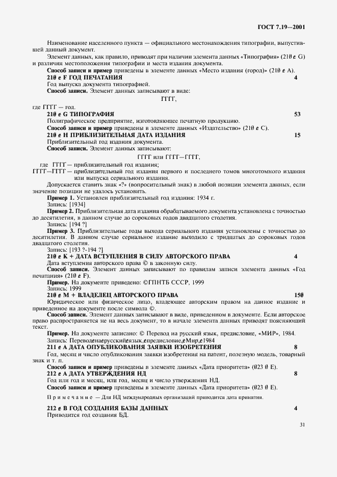 Страница 33 ГОСТ 7.19-2001