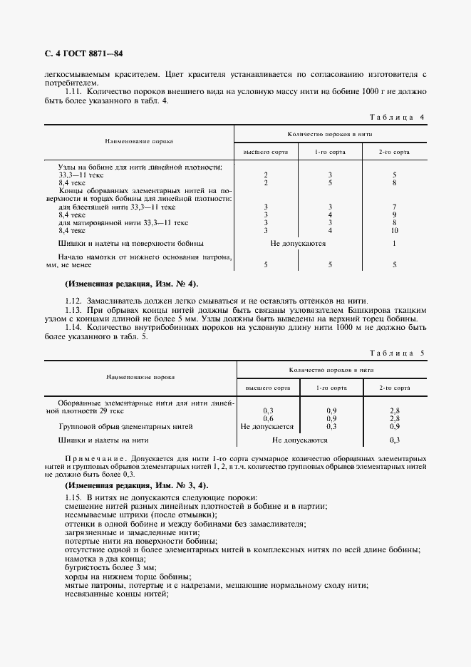 Страница 6 ГОСТ 8871-84