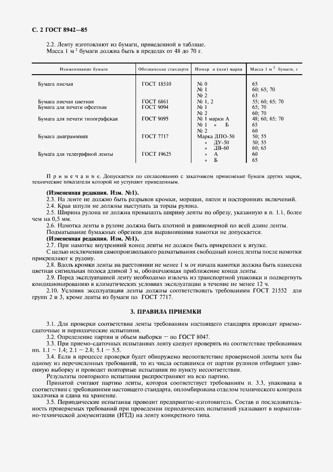 Страница 3 ГОСТ 8942-85