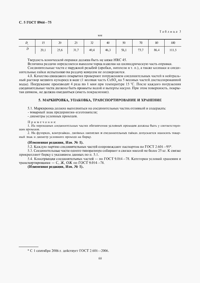 Страница 6 ГОСТ 8944-75