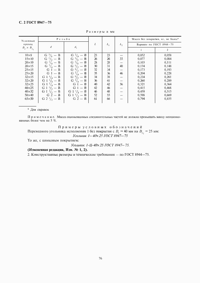 Страница 4 ГОСТ 8947-75