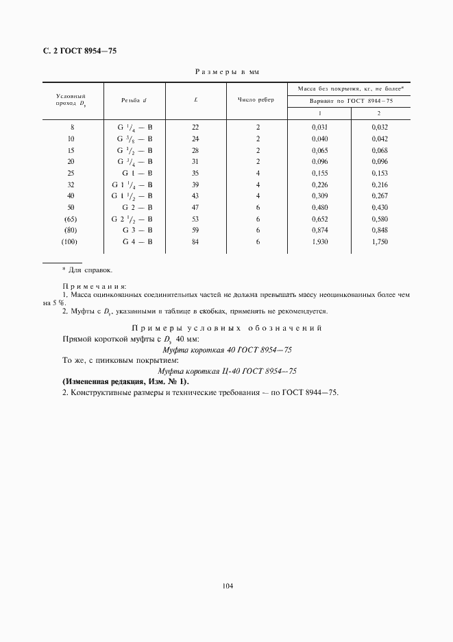 Страница 4 ГОСТ 8954-75