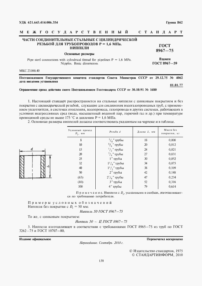 Страница 2 ГОСТ 8967-75