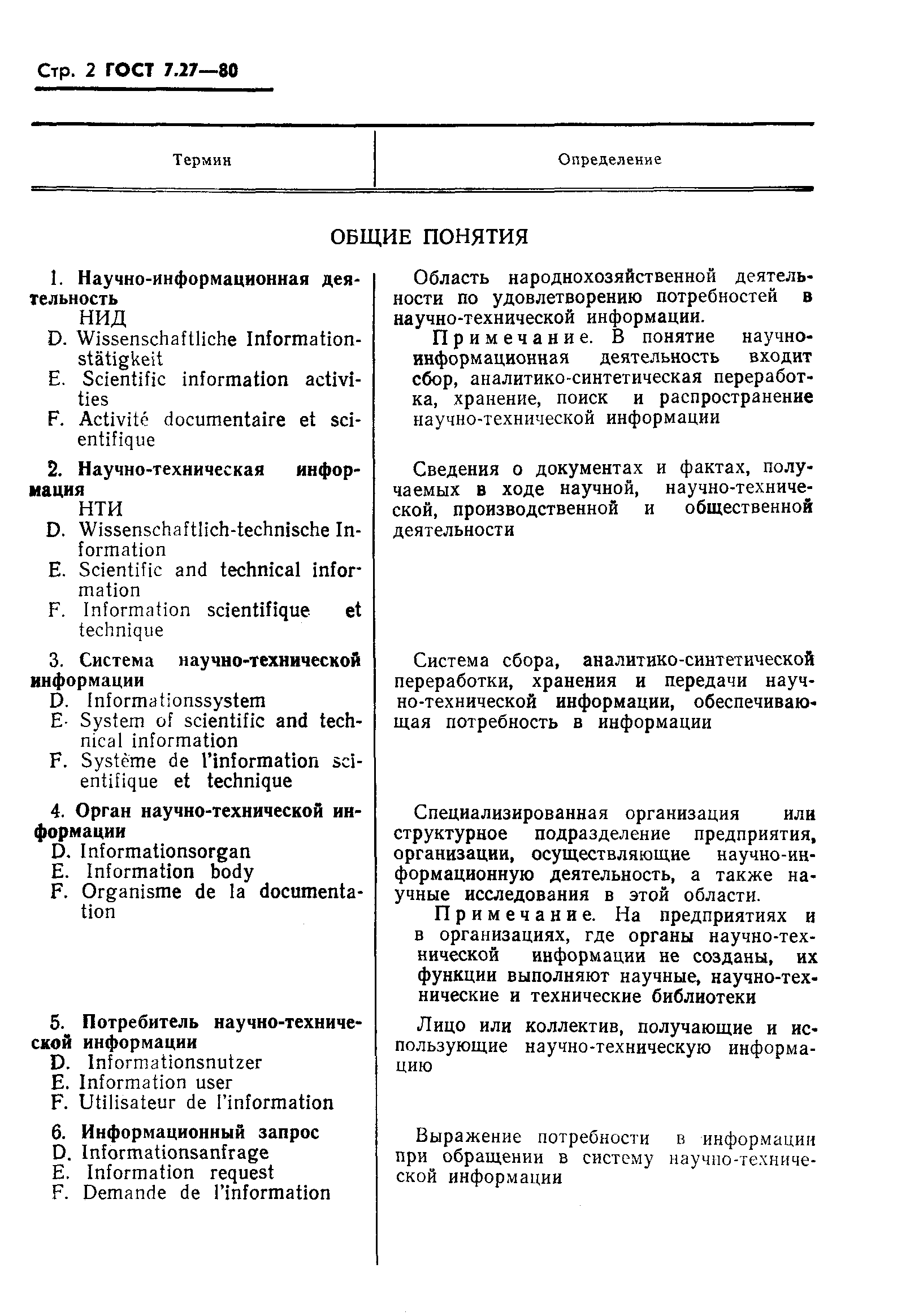 Страница 4 ГОСТ 7.27-80