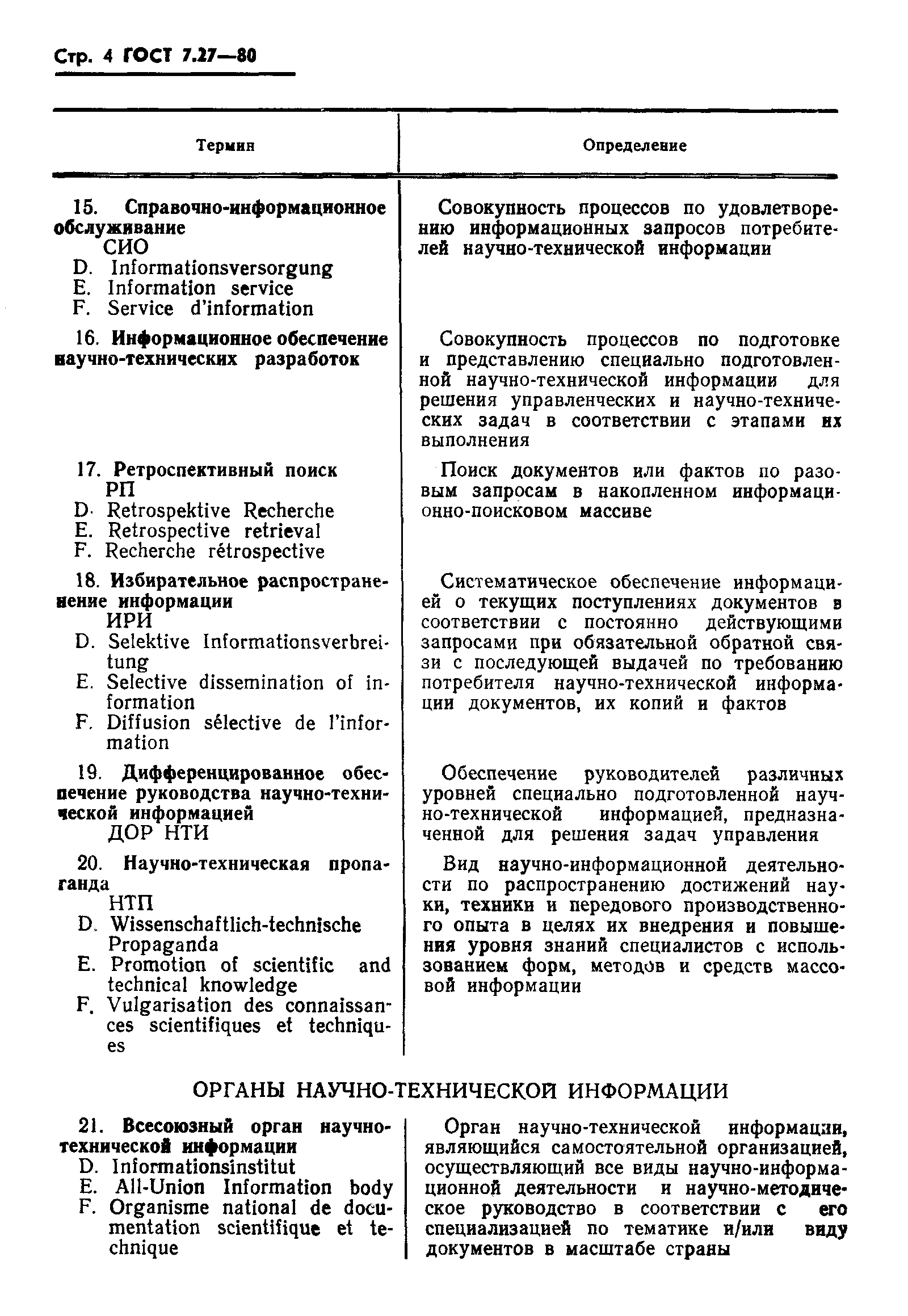 Страница 6 ГОСТ 7.27-80