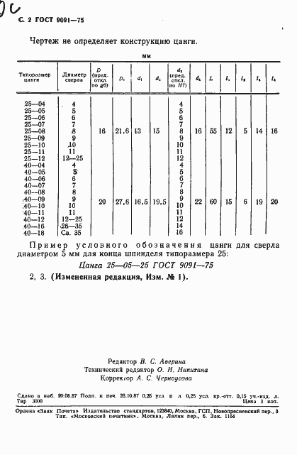 Страница 3 ГОСТ 9091-75