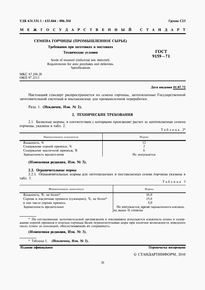 Страница 2 ГОСТ 9159-71