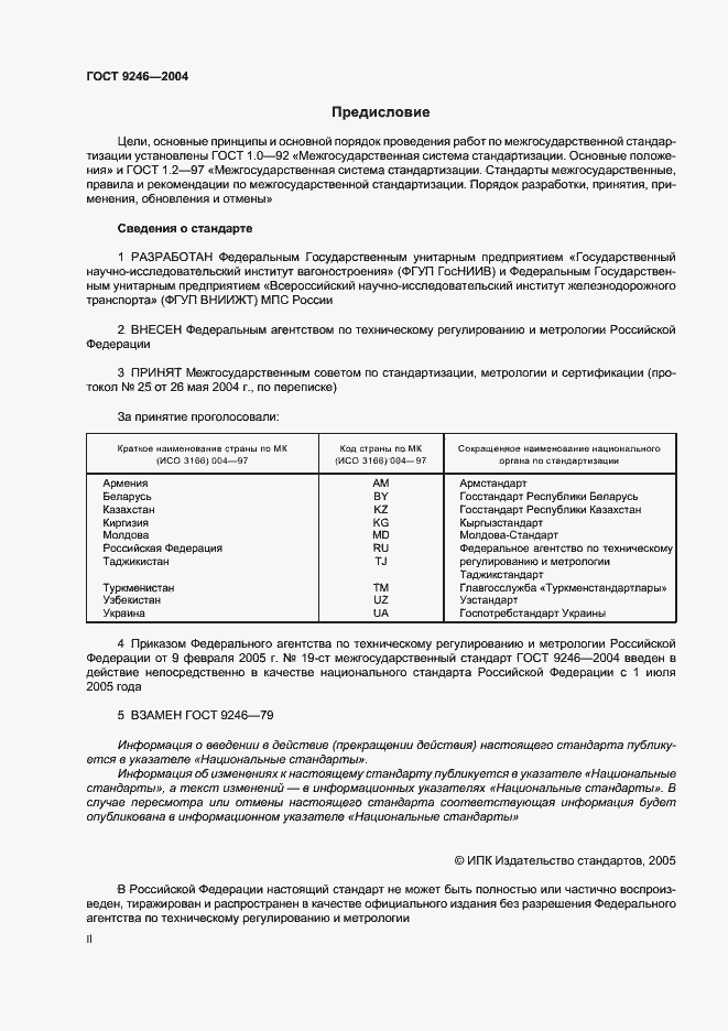 Страница 2 ГОСТ 9246-2004