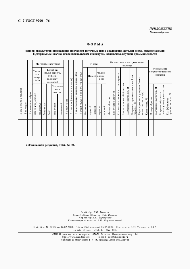 Страница 8 ГОСТ 9290-76