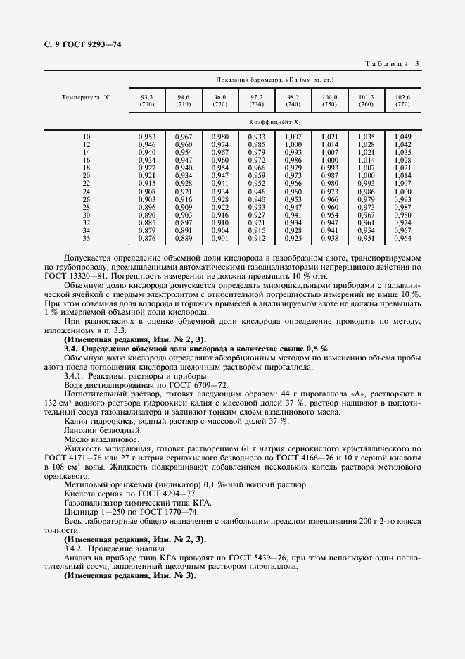 Страница 12 ГОСТ 9293-74