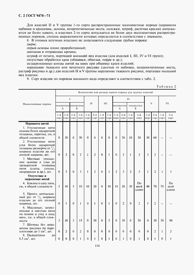 Страница 2 ГОСТ 9470-71