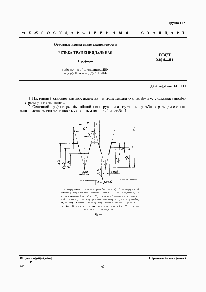 Страница 1 ГОСТ 9484-81