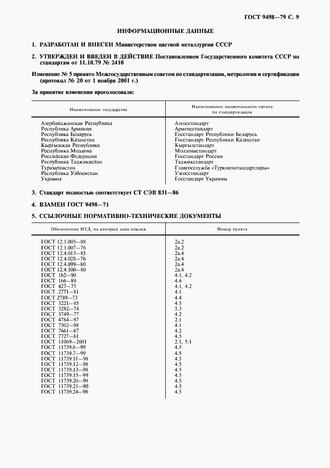 Страница 10 ГОСТ 9498-79