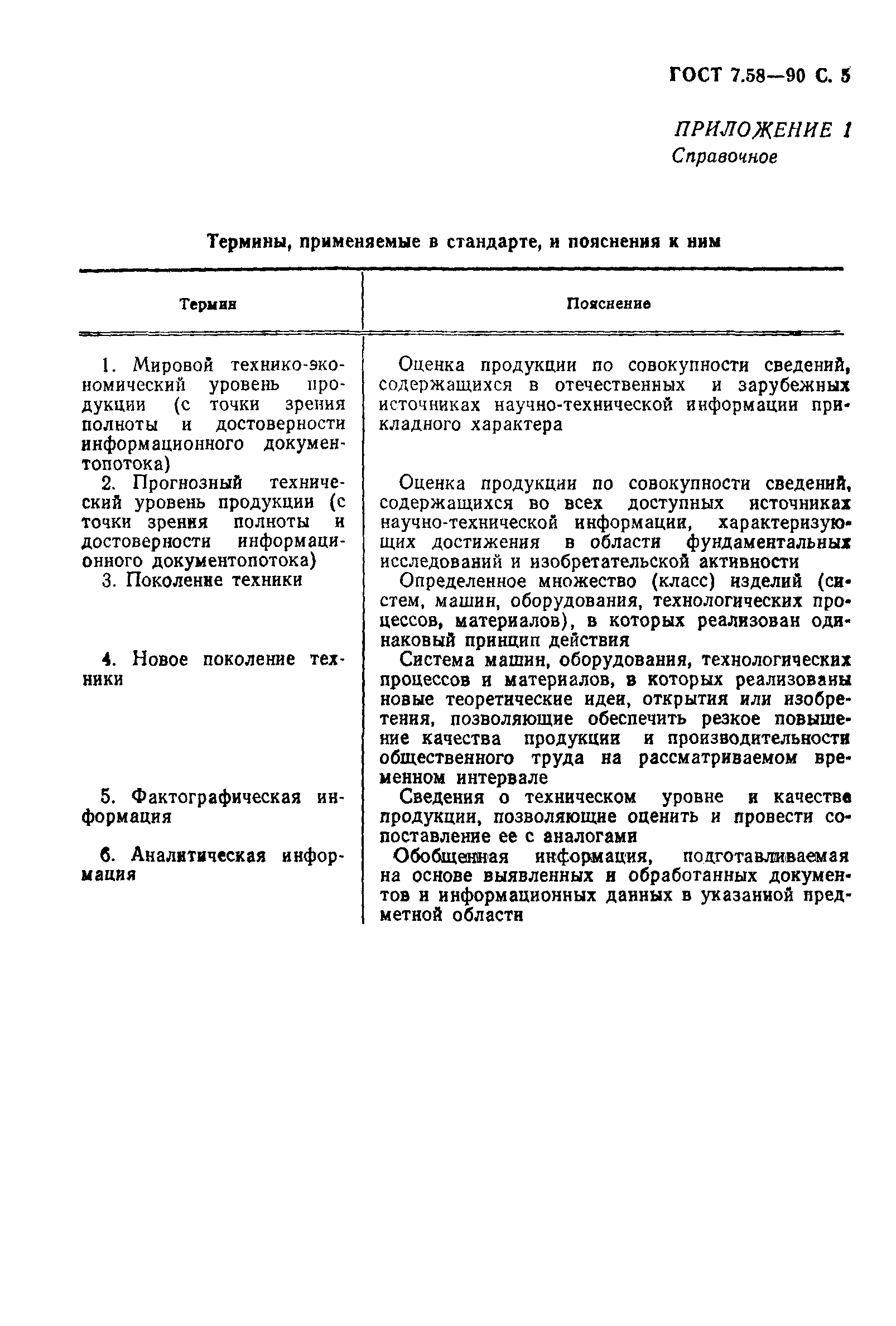 Страница 6 ГОСТ 7.58-90