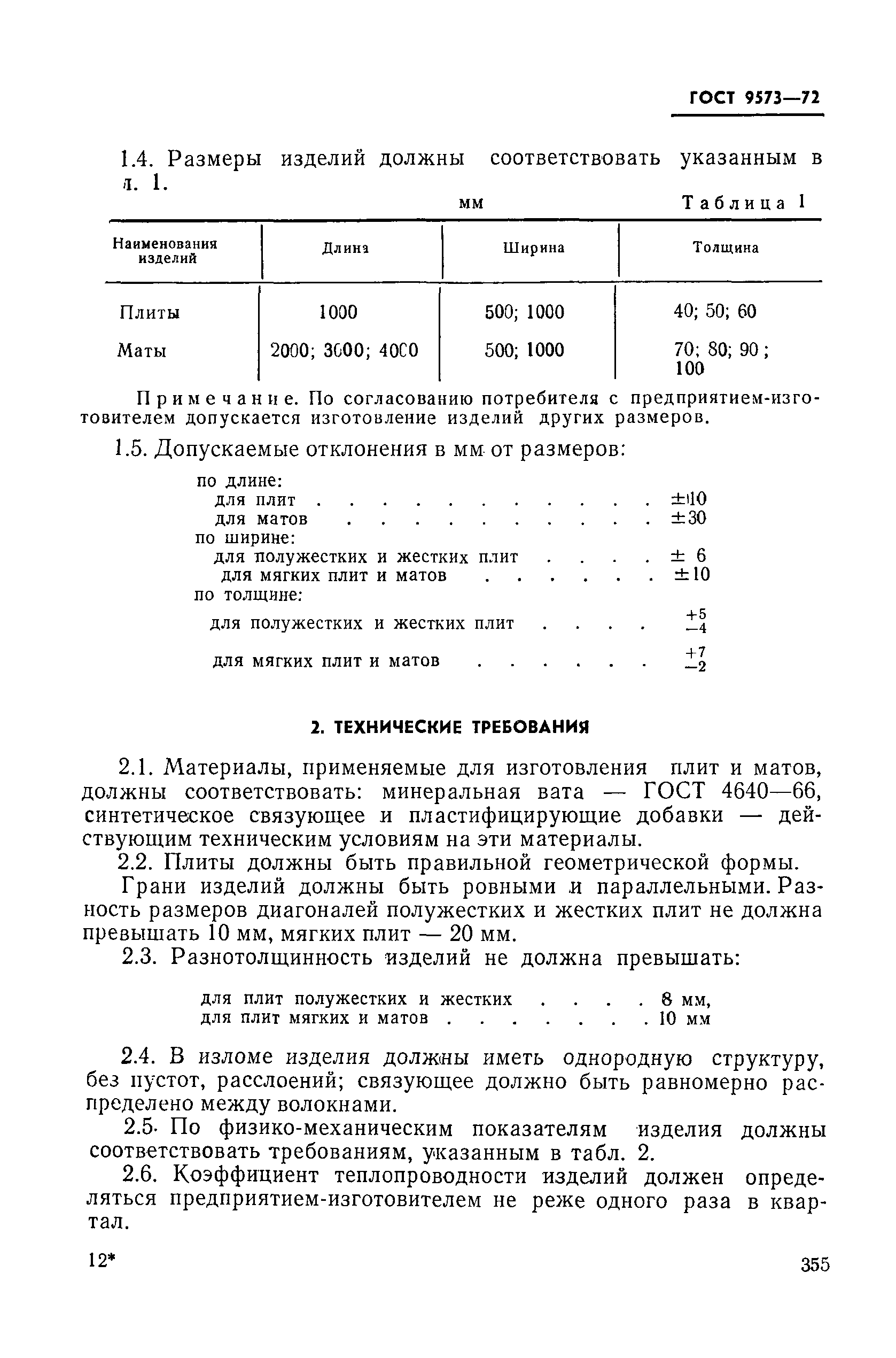 Страница 2 ГОСТ 9573-72