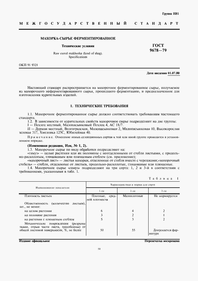 Страница 1 ГОСТ 9678-79