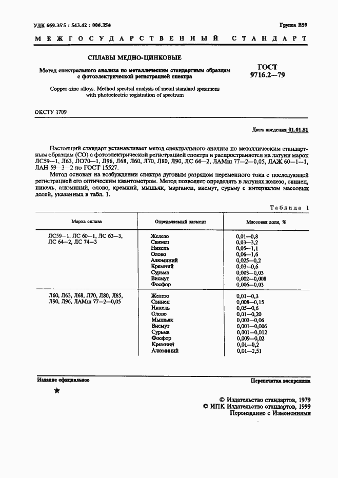 Страница 1 ГОСТ 9716.2-79