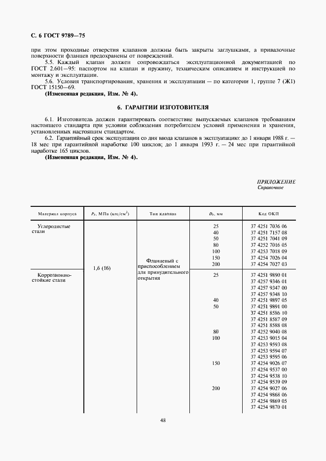 Страница 6 ГОСТ 9789-75